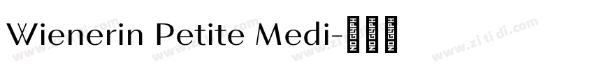 Wienerin Petite Medi字体转换